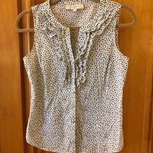 Unique and trendy button down top - Loft